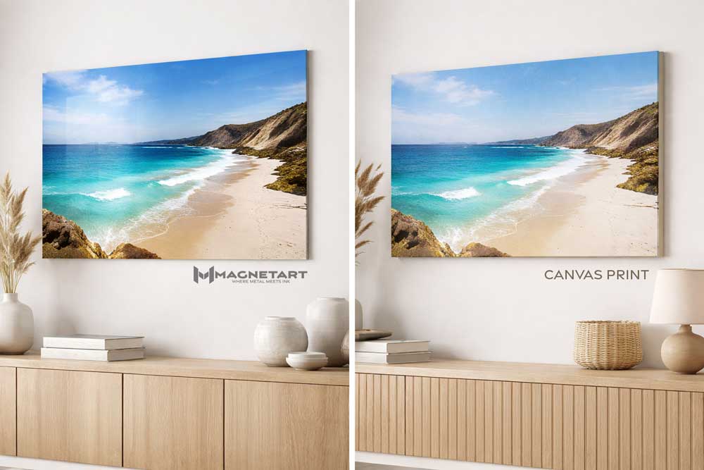 Metal Photo Print vs Canvas: Which Lasts Longer in Australia?