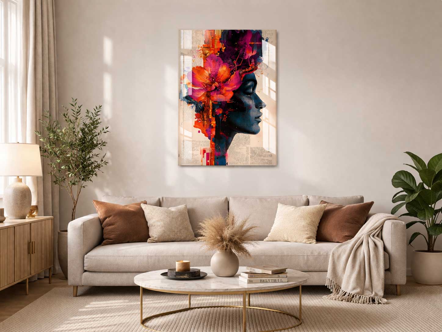 Living Room Wall Art: How to Style Metal Prints Beautifully