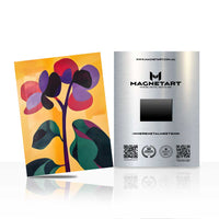 Colorful Abstract Floral Wall Art – Modern Botanical Aluminium Print | MagnetArt