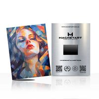 Prismatic Muse – Modern Abstract Portrait Wall Art