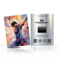 Color Burst Motion – Abstract Expression Figure Wall Art
