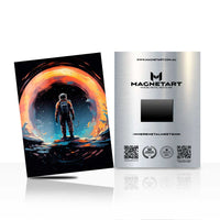 Portal Horizon – Abstract Sci-Fi Figure Wall Art