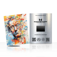 Fragmented Soul – Abstract Expression Portrait Wall Art