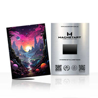 Aurora Dreamscape – Abstract Fantasy Landscape Wall Art