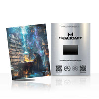 Midnight Library – Abstract Urban Atmosphere Wall Art