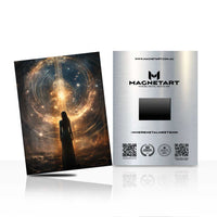 Celestial Rise – Abstract Light Portal Wall Art
