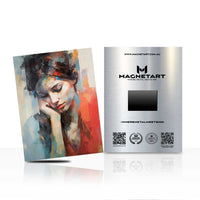 Ember Muse – Abstract Portrait Wall Art