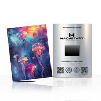 Cosmic Bloom – Abstract Jellyfish Light Wall Art