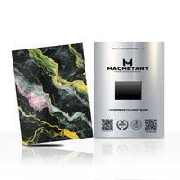 Emerald Veins – Abstract Marble Flow Wall Art
