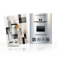 Urban Geometry Metal Wall Art – Modern Architectural Abstract Magnetic Aluminium Print | MagnetArt