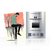 Abstract Fashion Figure Wall Art – Modern Minimalist Aluminium Print | MagnetArt