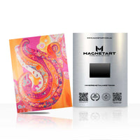 Vibrant Paisley Wall Art – Bohemian Abstract Aluminium Print | MagnetArt