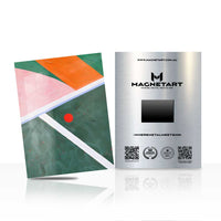 Geometric Abstract Wall Art – Modern Minimalist Magnetic Aluminium Print | MagnetArt