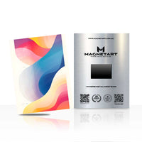 Fluid Gradient Abstract Wall Art – Modern Color Wave Aluminium Print | MagnetArt