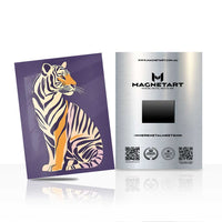 Elegant Zebra Wall Art – Modern Safari Animal Aluminium Print | MagnetArt