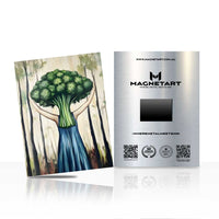 Surreal Tree Figure Wall Art – Artistic Nature Aluminium Print | MagnetArt