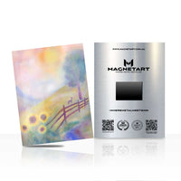 Pastel Landscape Wall Art – Dreamy Countryside Aluminium Print | MagnetArt