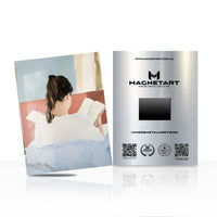 Minimalist Woman Wall Art – Soft Lifestyle Aluminium Print | MagnetArt