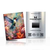 Floral Flight – Hummingbird Art Wall Decor