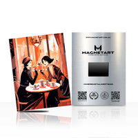 Midnight Café Affair – Bold Art Deco Vintage Wall Art | MagnetArt