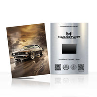 Classic Muscle Car Wall Art – Vintage Power Aluminium Print | MagnetArt