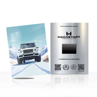 Luxury 4x4 Snow Mountain Drive Metal Wall Art – Off-Road Aluminium Print | MagnetArt