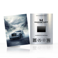 Luxury Black Car Wall Art – Storm Drive Aluminium Print | MagnetArt