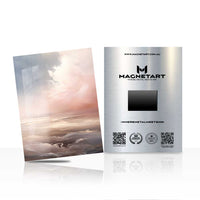 Ethereal Horizon Serenity Metal Wall Art – Dreamy Coastal Landscape Magnetic Aluminium Print | MagnetArt