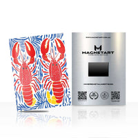 Lobster Pop Art Wall Art – Coastal Nautical Aluminium Print | MagnetArt