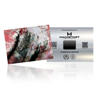 Crimson Terrain – Abstract Earth Satellite Wall Art