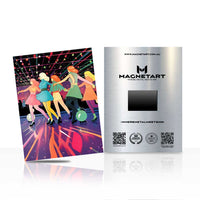 Neon Dance Party Pop Art Metal Wall Art
