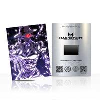 Voidfang Overlord Metal Wall Art – Cyber Demon Beast Magnetic Aluminium Print | MagnetArt