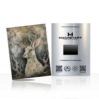 Majestic Deer Wall Art – Rustic Nature Magnetic Aluminium Print | MagnetArt