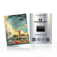 Sunset Diner Drive-In – Retro American Classic Wall Art | MagnetArt