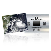Storm Above – Earth Hurricane Satellite Wall Art