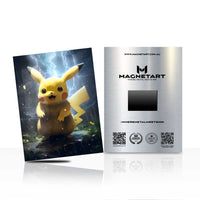 Electric Creature Lightning Metal Wall Art – Magnetic No Drill Aluminium Print | MagnetArt