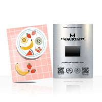 Pastel Brunch Delight Metal Wall Art – Modern Breakfast Still Life Magnetic Aluminium Print | MagnetArt
