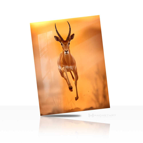 Desert Leap – Gazelle Motion Wall Art