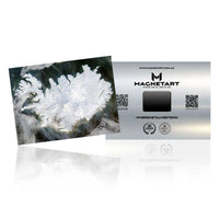 Glacial Bloom – Ice Formation Satellite Wall Art