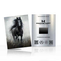 Midnight Charge – Black Stallion Wall Art