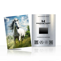 Freedom Run – White Horse Meadow Wall Art