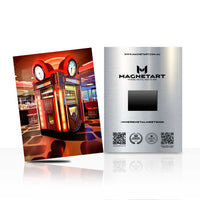 Neon Jukebox Nights – Retro Americana Music Wall Art | MagnetArt