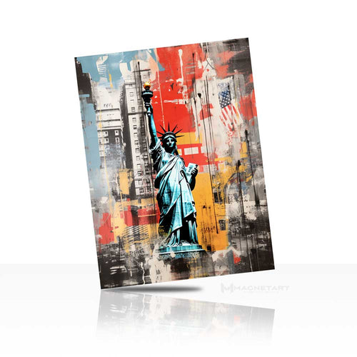 Liberty Rising Urban Pop Art Metal Wall Art