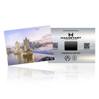 London Tower Bridge Sunset Metal Wall Art – Thames River Cityscape Aluminium Print | MagnetArt