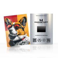 Cool Pup – Pop Art Corgi Metal Wall Art