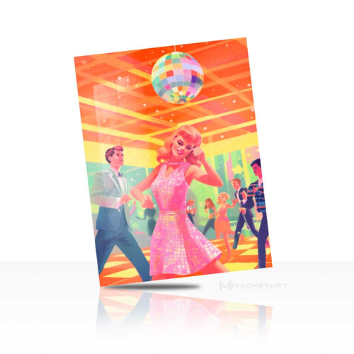 Disco Fever – Retro Dance Floor Metal Wall Art