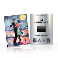 Midnight Tango – Romantic Dance Pop Art Metal Wall Art
