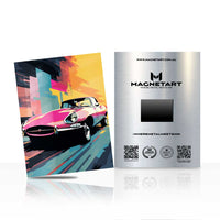 Neon Velocity – Pop Art Classic Car Metal Wall Art