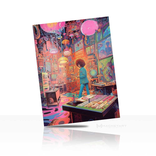 Psychedelic Creator Studio – Retro Pop Art Metal Wall Art
