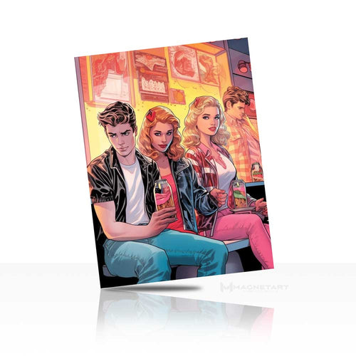 Retro Diner Crew – Pop Culture Vintage Metal Wall Art